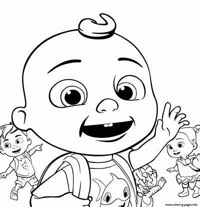 Cocomelon Coloring Page - Fun and Creative Activity