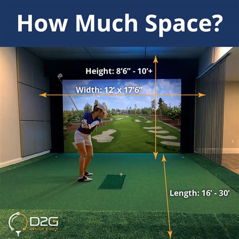 Indoor Golf Simulator Room Dimensions - Design Talk