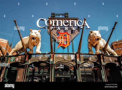 Detroit tiger stadium hi-res stock photography and images - Alamy