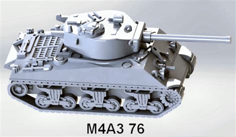 US – M4A3 – 76 – Sherman (3) – Chris Parker Games