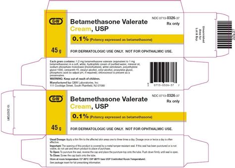 Betamethasone Valerate - FDA prescribing information, side effects and uses