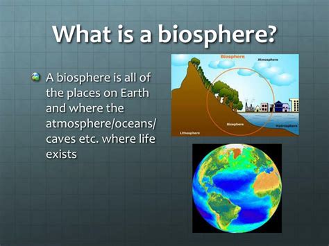 Biosphere Facts