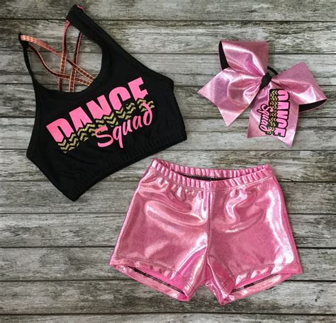 Girls Dance Squad Outfitdance Squad Outfitgirls - Etsy