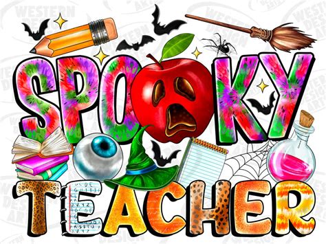 Spooky Teacher Png, Halloween Teacher Png, Teacher Halloween Png ...