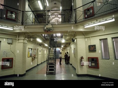 Interior of a prison Stock Photo - Alamy