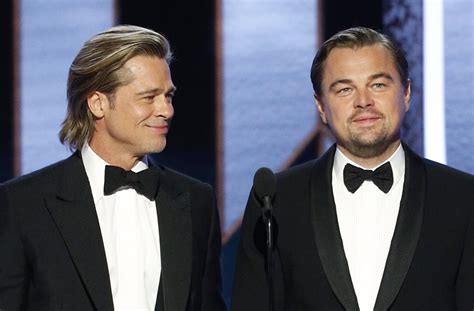 Brad Pitt se ríe del final de Titanic y de Leonardo DiCaprio en los Globos de Oro