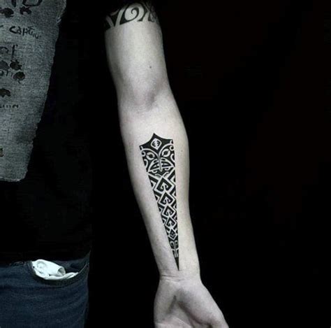 60 Tribal Forearm Tattoos For Men - Manly Ink Design Ideas