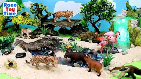 Jungle and Forest Animals Toys Figurines Collection - YouTube