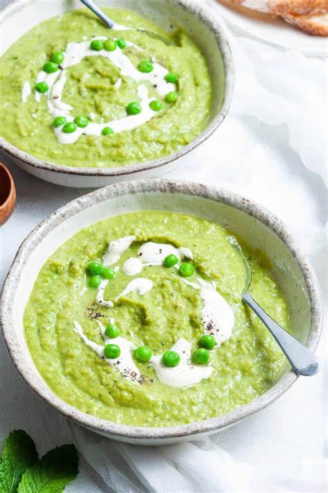 Pea and Mint Soup - It's Not Complicated Recipes