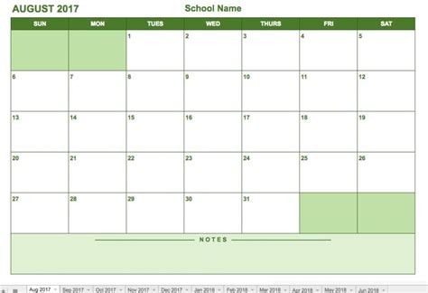 School Calendar Template Google Sheets Seven Unexpected Ways School Calendar Template … in 2020 ...