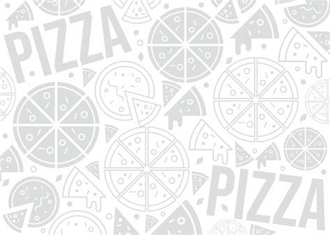 Premium Vector | Pizza pattern or background design