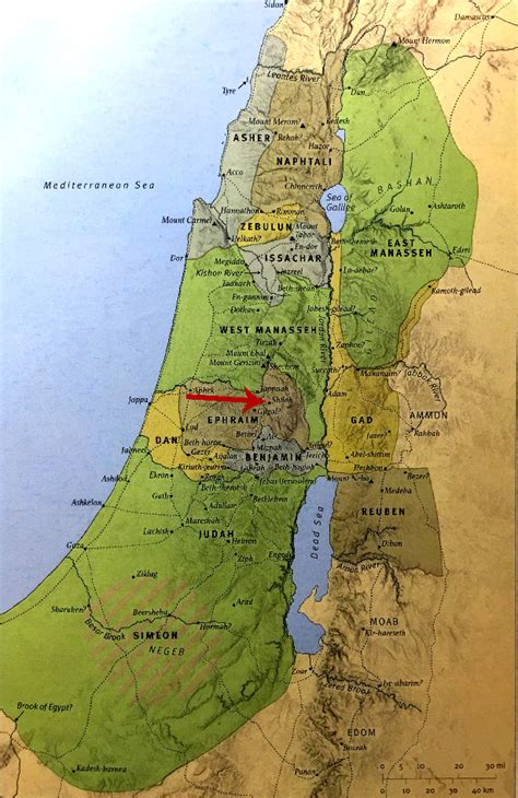 Shiloh Israel Map