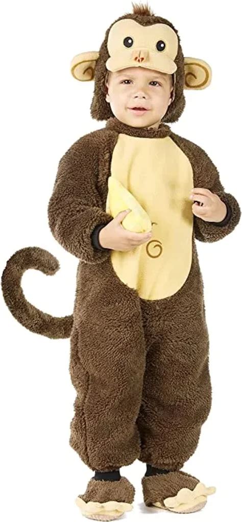 Cute baby monkey Halloween costume set | kids monkey costume