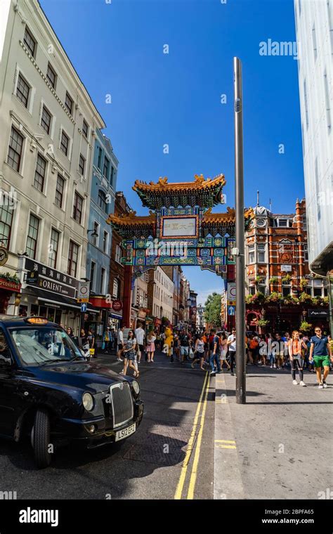 Chinatown gate in London, England, UK Stock Photo - Alamy