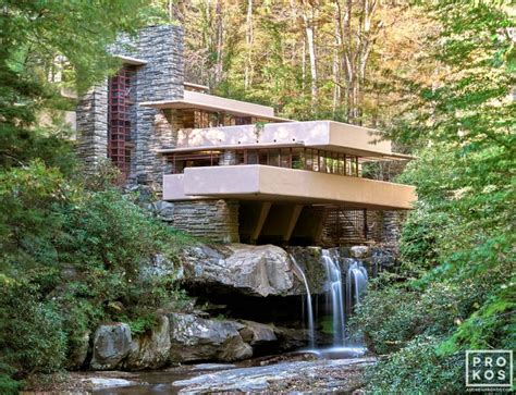 View of Fallingwater - Fine Art Architectural Photo - PROKOS