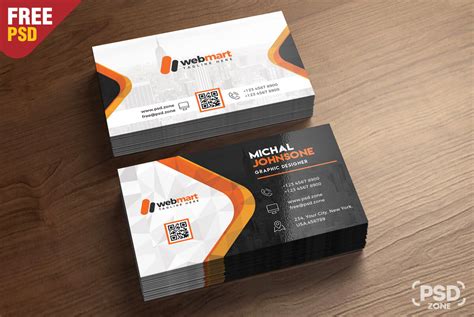 Creative Business Card Free PSD Bundle - PSD Zone