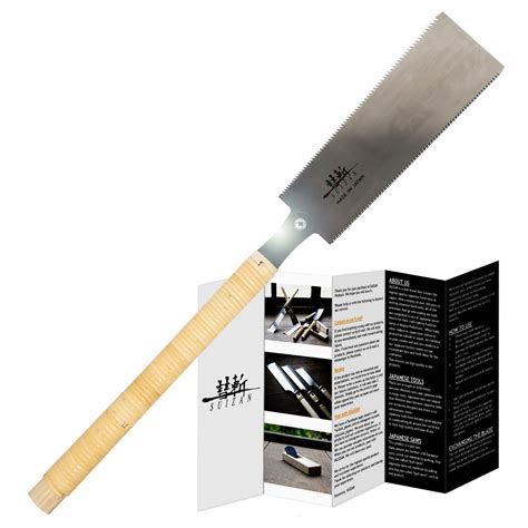 SUIZAN Japanese Pull Saw Hand Saw 9.5 Inch Ryoba Double Edge for Woodworking- Buy Online in ...