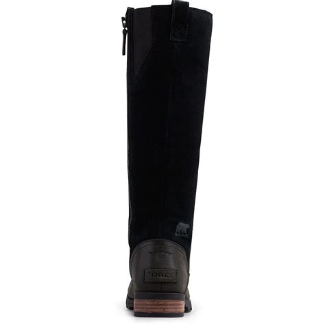 Sorel Women's Emelie Tall Casual Boots - Black | elliottsboots