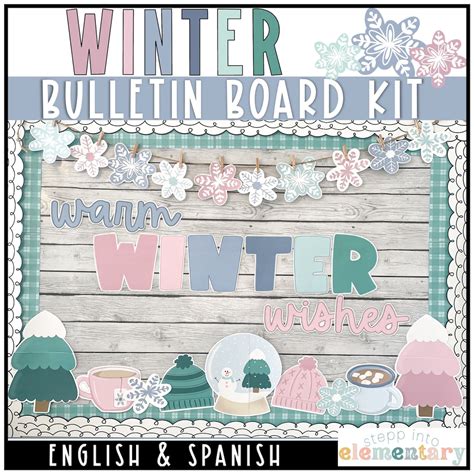 Winter Bulletin Board Kit January Bulletin Board Winter/holiday Theme - Etsy