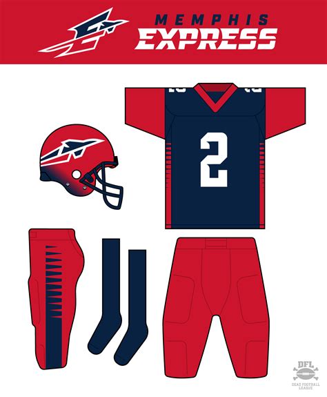 Memphis Express (AAF 2019) · Team Kit · Dead Football League