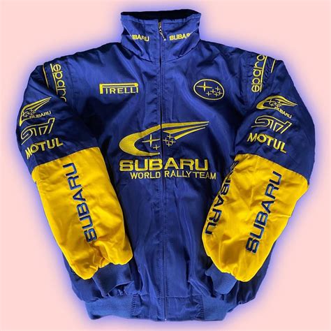 Subaru Rally Jacket Vintage F1 Jacket Racing Bomber Jacket - Etsy