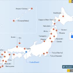 JAL Japan Airlines route map - international routes