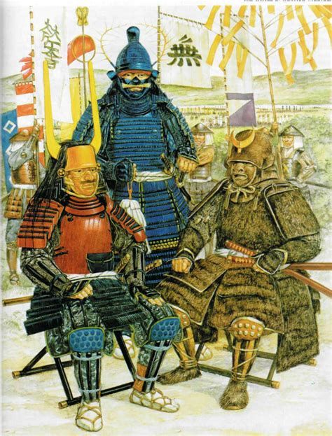 Three generals of Toyotomi Hideyoshi during the Kyushu campaign, 1587 ...