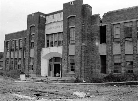 Photo: OLD HUNTSVILLE HIGH SCHOOL BEING DEMOLISHED IN 1994 | #2 - People of Scott County, TN ...