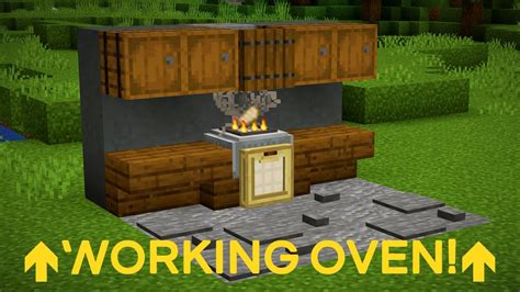 How To Make A Functioning Oven In Minecraft! - 𝔽𝕚𝕣𝕤𝕥 𝕍𝕚𝕕𝕖𝕠 - YouTube