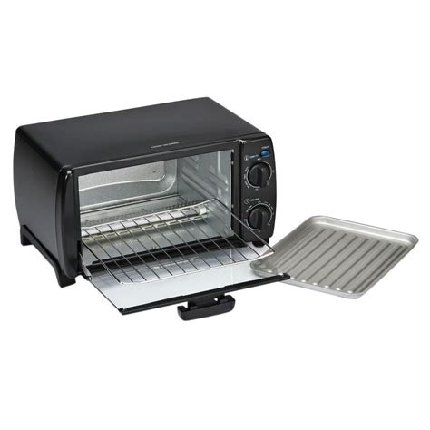 Toastmaster 4-Slice Black Toaster Oven-1693 - The Home Depot