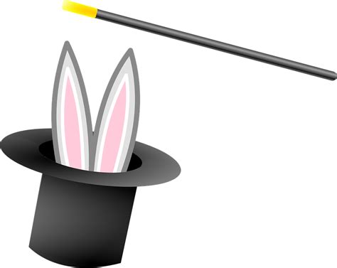 Mágico Chapéu Bunny · Gráfico vetorial grátis no Pixabay