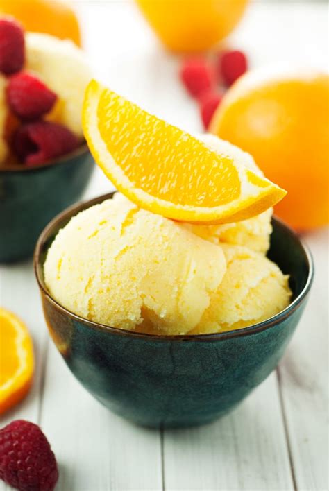 Orange Sherbet Recipe • A Simple Pantry