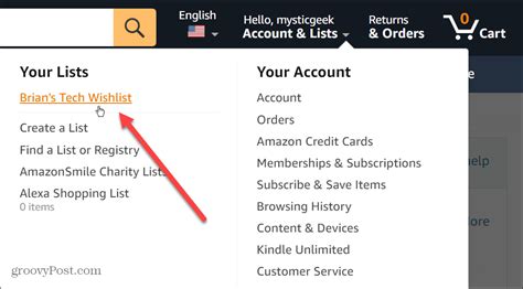 How to Share an Amazon Wish List