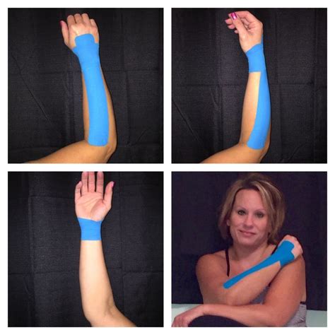 Taping the wrist with kinesio tape https://www.amazon.co.uk/Sports ...