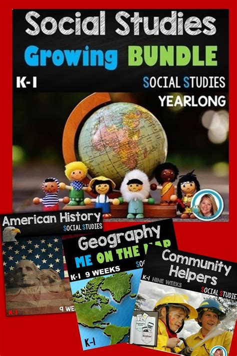 Social Studies Curriculum Kindergarten & First Grade BUNDLE | Social studies, Social studies ...