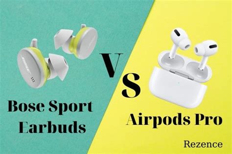 Bose Sport Earbuds Vs Airpods Pro? Which One Is Better In 2022? - Rezence Wireless Charging