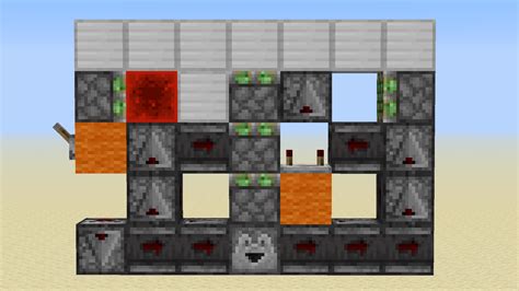 Minecraft glass door design 231617