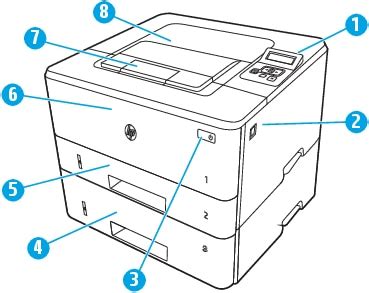 HP LaserJet Pro M304, M305, M404, M405 - Printer views | HP® Customer ...