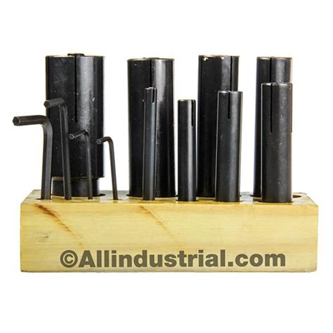 All Industrial 41199 | 8pc High Precision Expanding Arbors Set Mandrels 1/4" to 1-1/4" Lathe ...