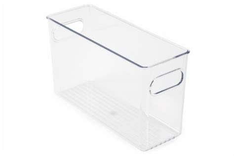 Everyday Living Tall Storage Bin - Clear, 1 pk - QFC