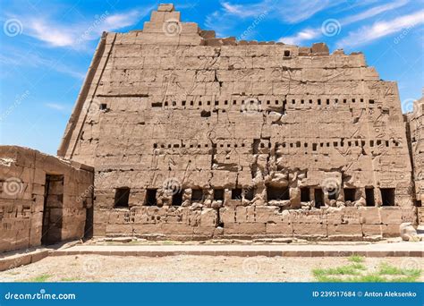 Karnak Temple, Eighth Pylon View, Luxor, Egypt Stock Photo - Image of exterior, karnak: 239517684