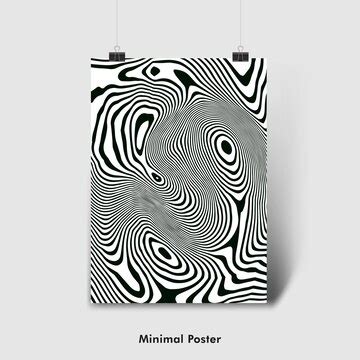 Premium Vector | Minimal poster design for room and office wall