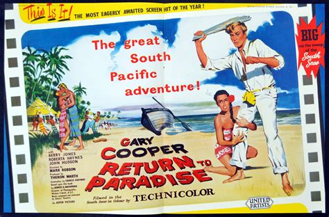 RETURN TO PARADISE | Rare Film Posters