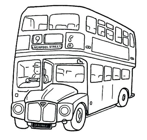 Bus Driver Coloring Pages at GetDrawings | Free download