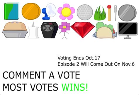 Once Again Bfdi Episode 1 Voting by xexorator on DeviantArt