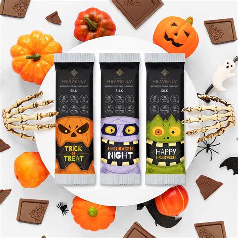 Halloween Limited Edition Chocolate Bars - Vegan, Sugar-Free, Deliciou ...