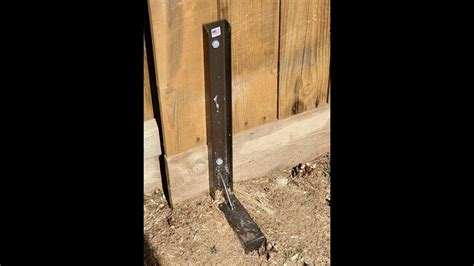 Fixing a Leaning Fence Using Post-Ups - YouTube Fence Quotes, Fix Fix ...