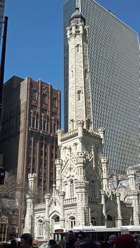 Chicago water tower, Water tower, Chicago pictures