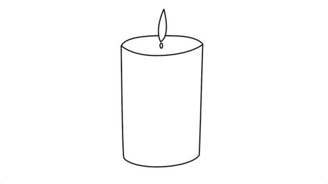 How to draw a christmas candle step by step - Candle | Candles, Candle drawing, Candle logo