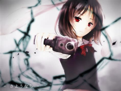 Anime Girl Broken Glass - MAXIPX